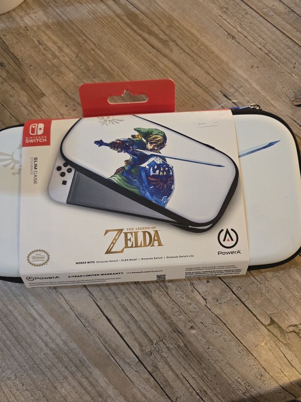 Nintendo Switch: PowerA Slim Case - The Legend of Zelda Link- New